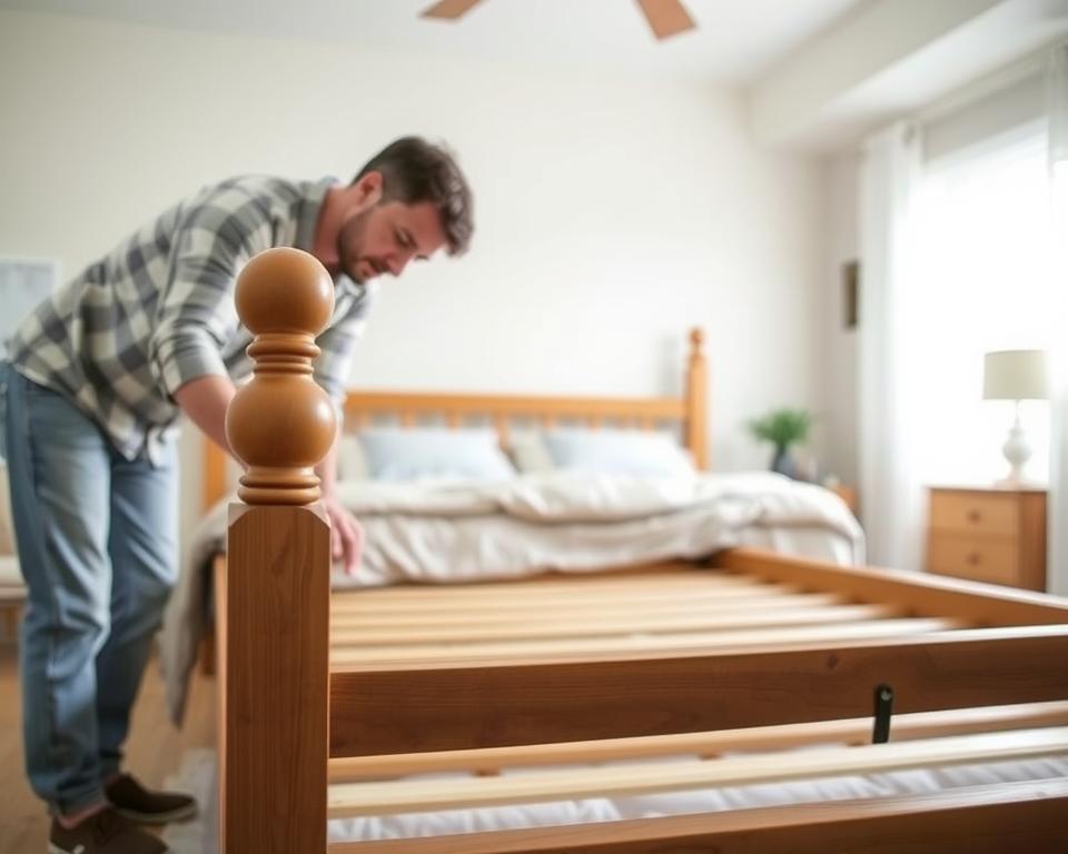 Bettrahmen überprüfen gegen knarrendes Bett