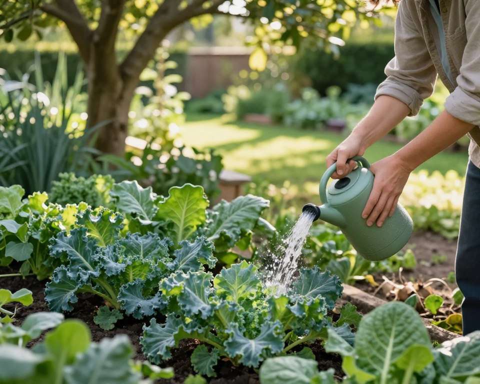 Bewässerung Schattengemüse Pflege