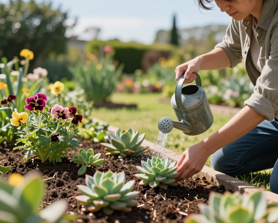 Bewässerung von Neupflanzungen