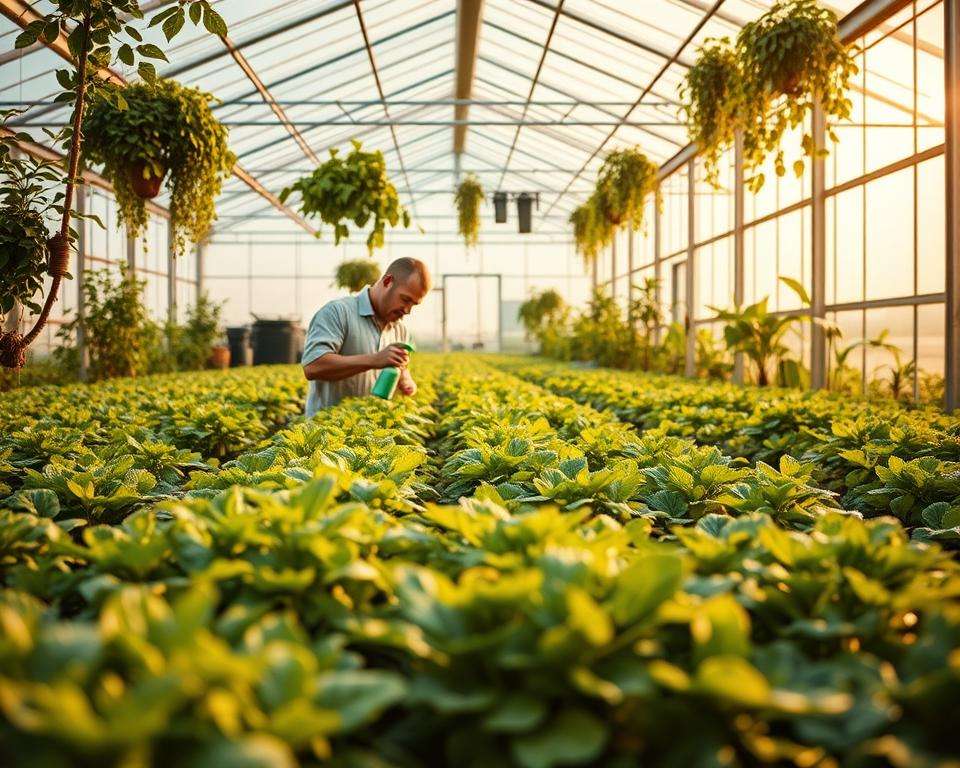 Biologische Schädlingsbekämpfung im Gewächshaus