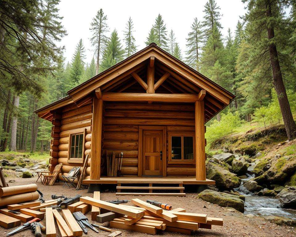 Blockhaus Baufertigkeiten