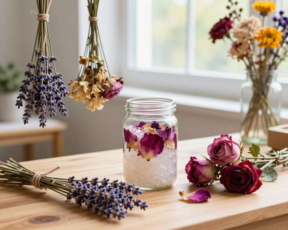 Blumen trocknen Methoden