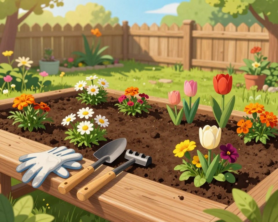 Blumenbeet anlegen Schritt für Schritt