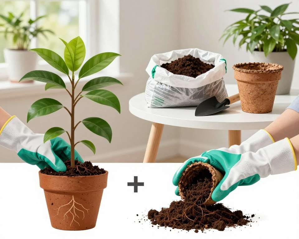 Blumenerde austauschen Schritt für Schritt Blumenerde austauschen Schritt für Schritt