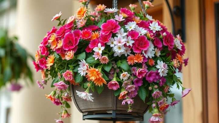 Blumenkästen zum Aufhängen: Auswahl und Pflegehinweise