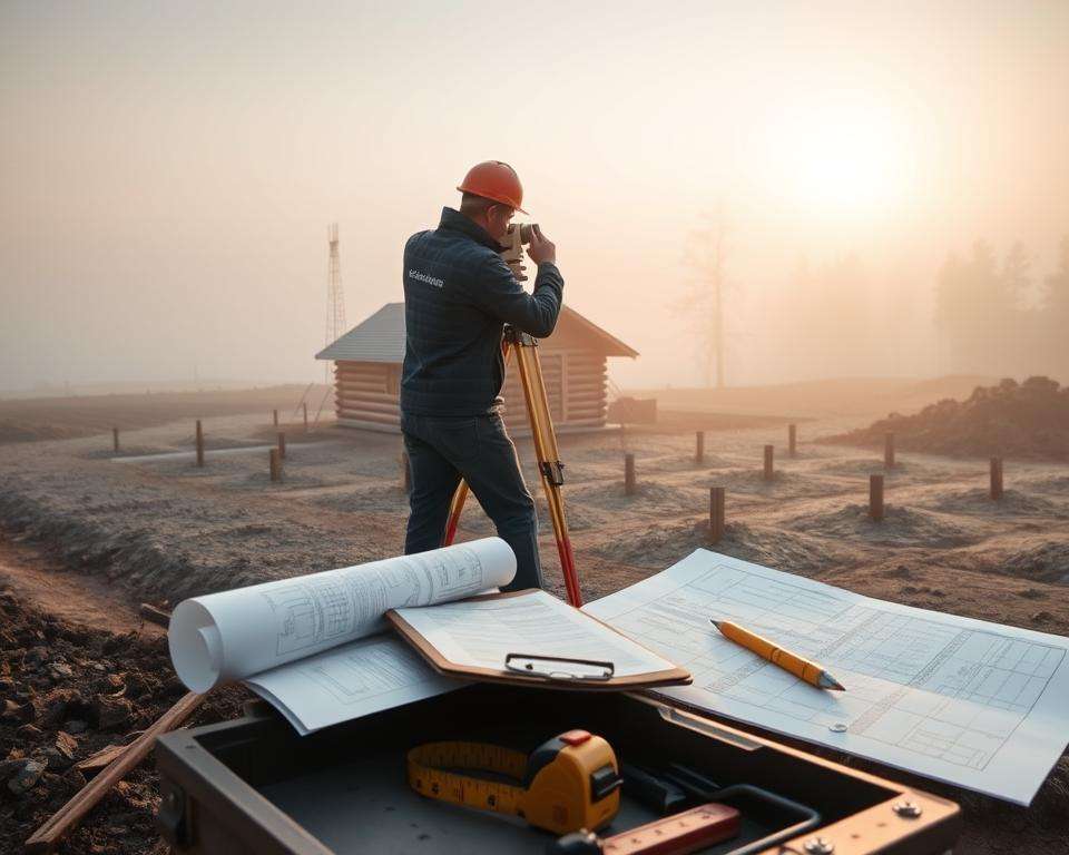 Boden-Check und Absteckung Boden-Check und Absteckung