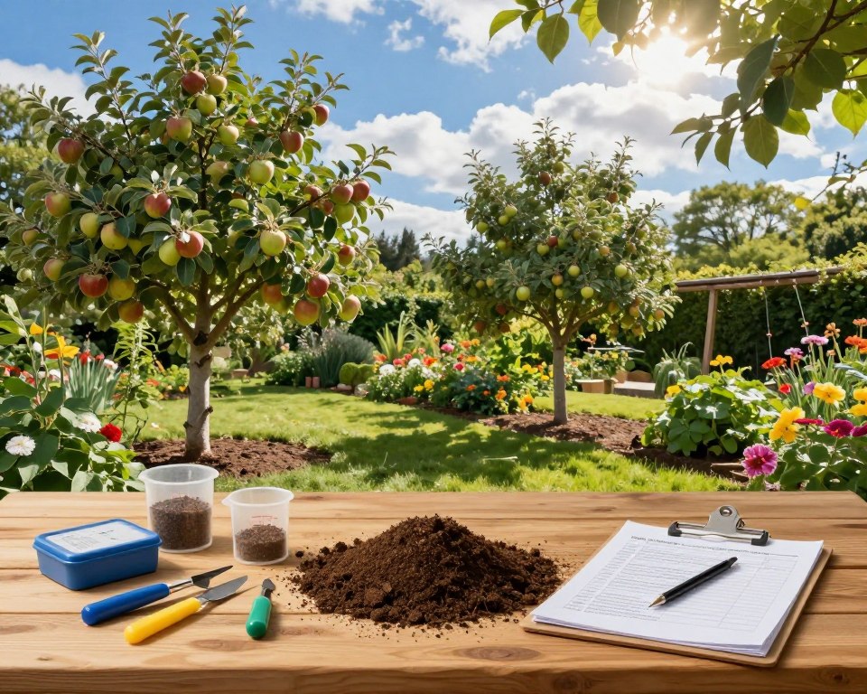 Bodenanalyse Garten Vorbereitung