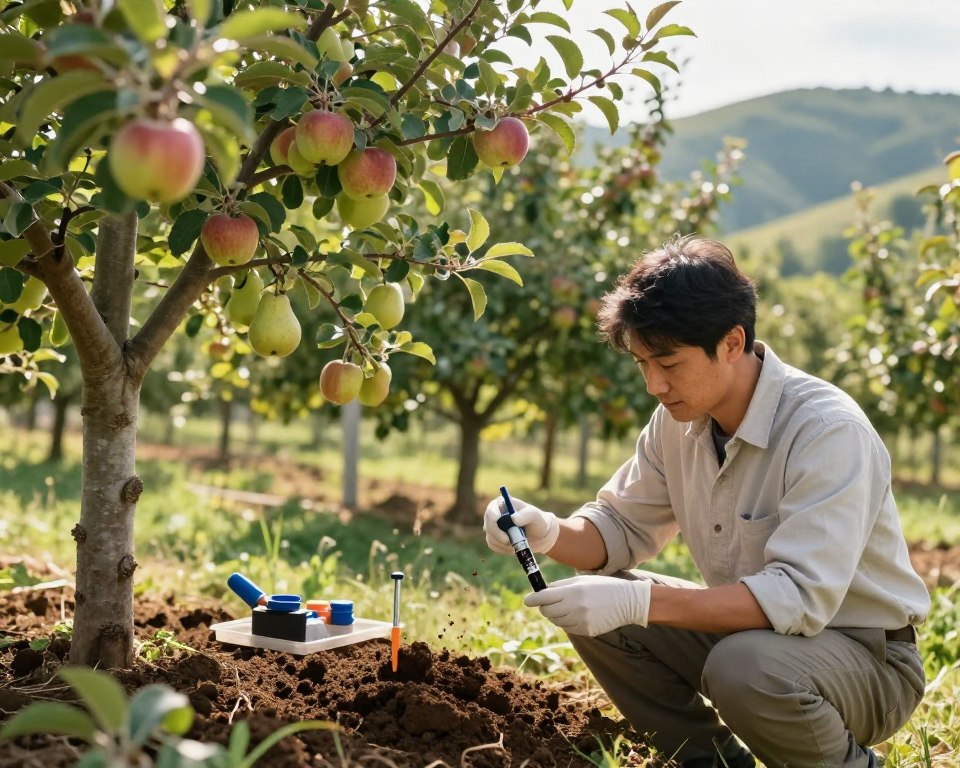 Bodenanalyse für Obstbäume