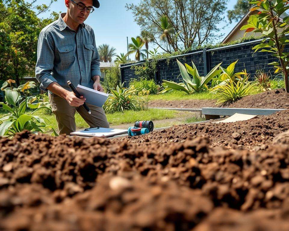 Bodenanalyse für Regenwasserversickerung