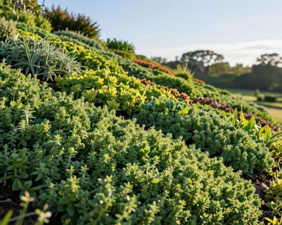Bodendecker am Hang Bodendecker am Hang