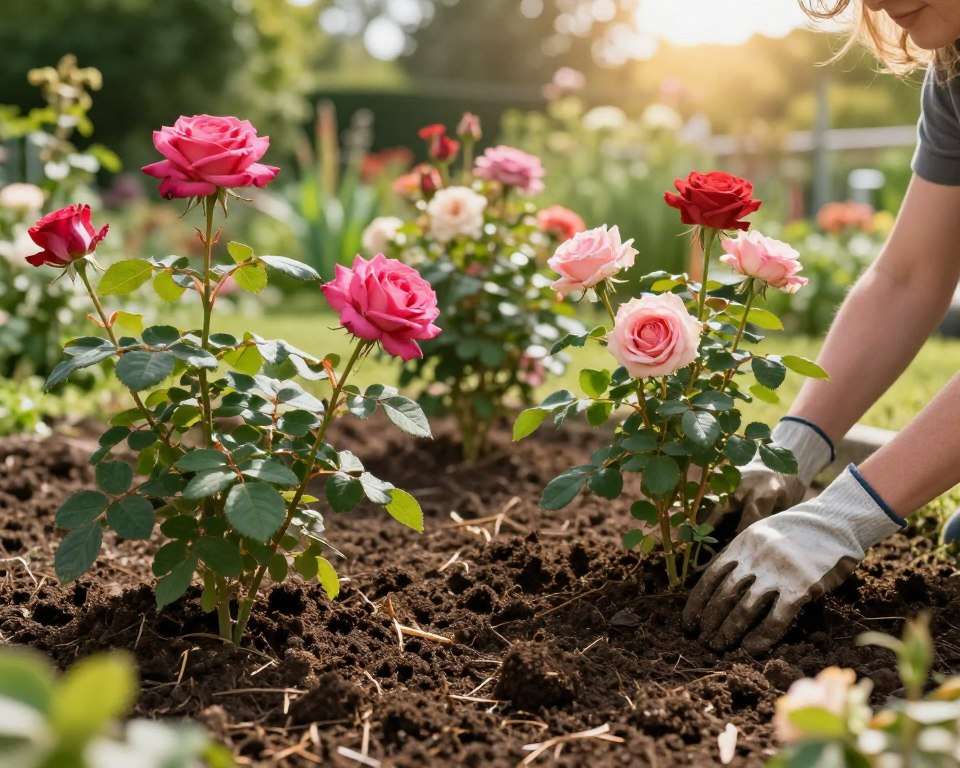 Bodenpflege für Rosen