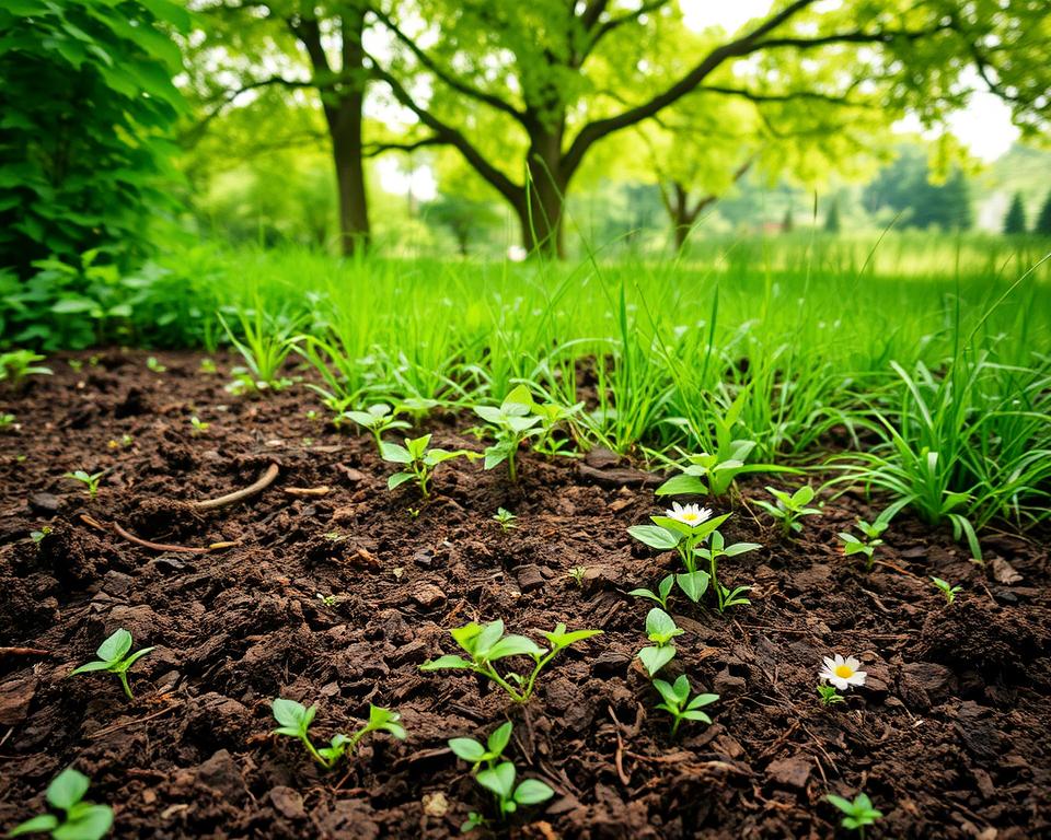 Bodenregeneration nach Efeuentfernung