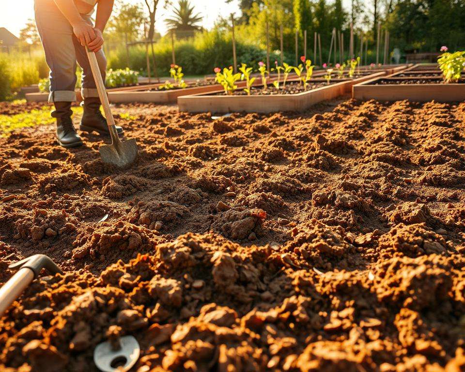 Bodenvorbereitung Garten
