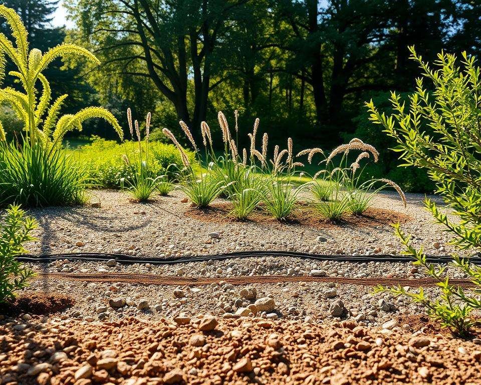 Bodenvorbereitung Kiesgarten Bodenvorbereitung Kiesgarten