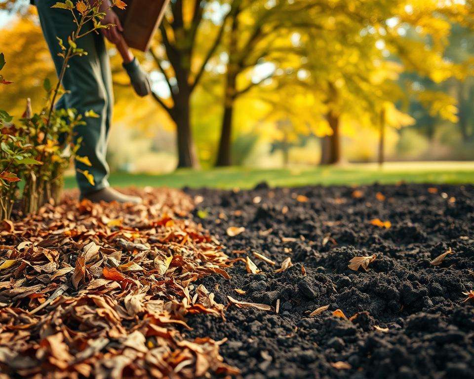 Bodenvorbereitung Mulch Herbst