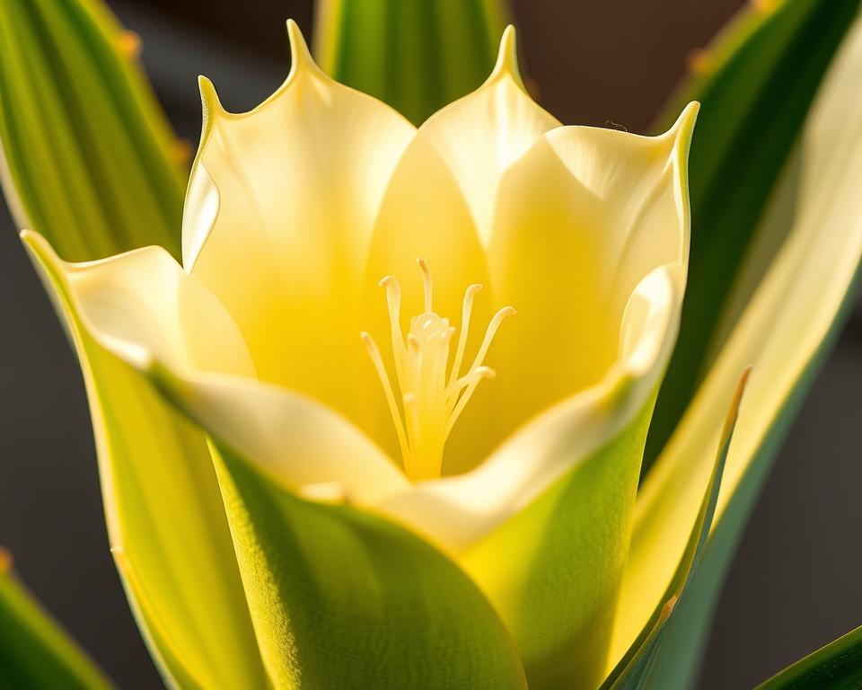 Bogenhanf Blüte