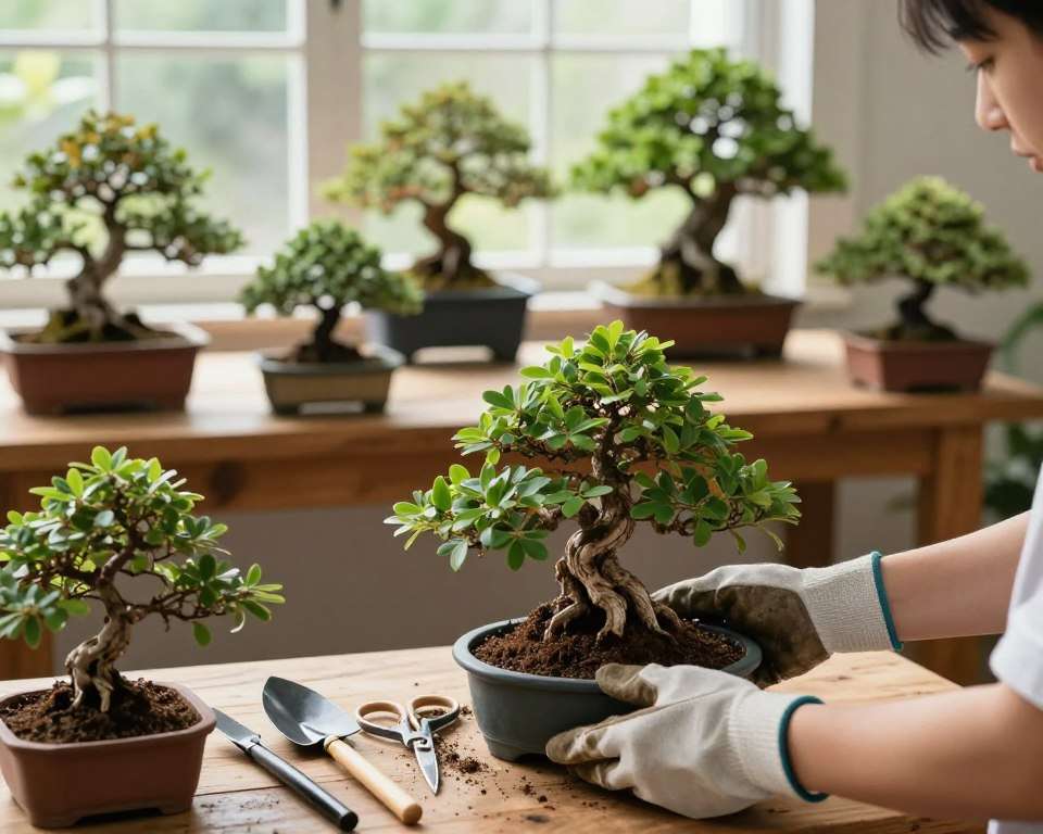 Bonsai umtopfen Anleitung