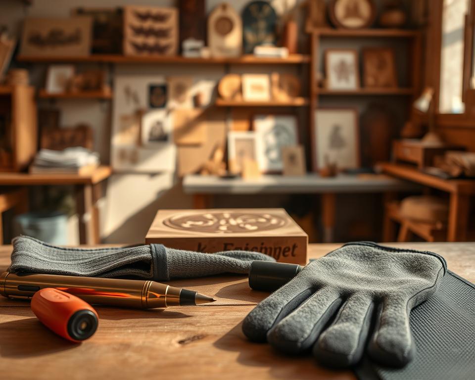 Brandmalerei Sicherheitsausrüstung