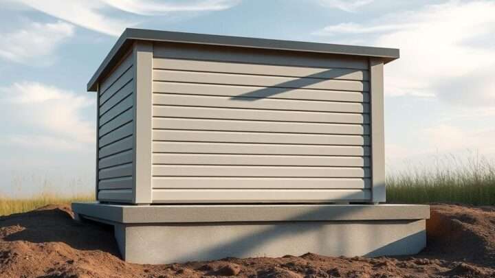 Brauchen Kunststoff-Gartenhäuser ein Fundament?