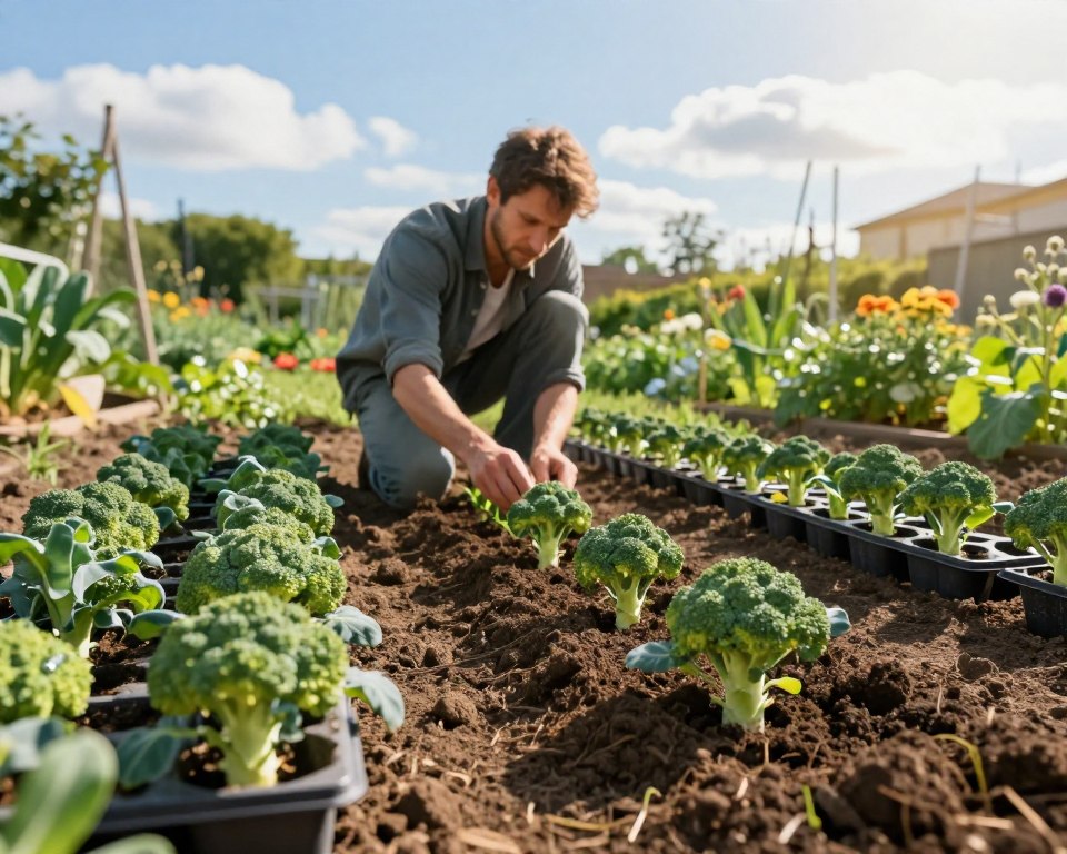 Brokkoli Beetvorbereitung