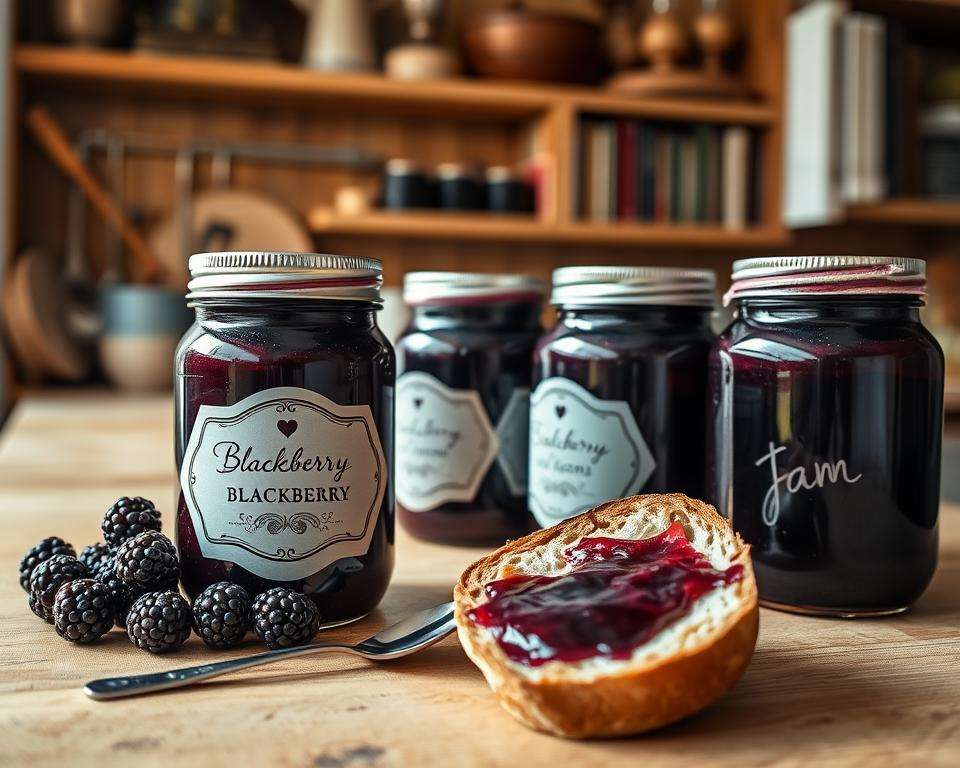 Brombeermarmelade Lagerung und Haltbarkeit