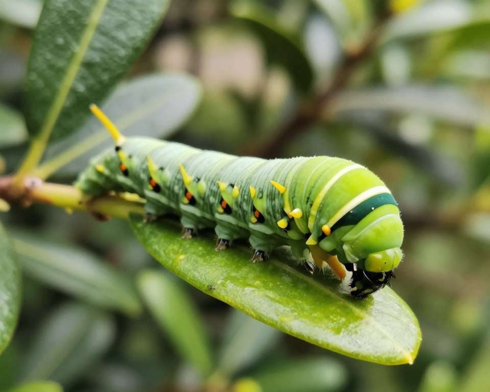 Buchsbaumzünsler Raupe Merkmale