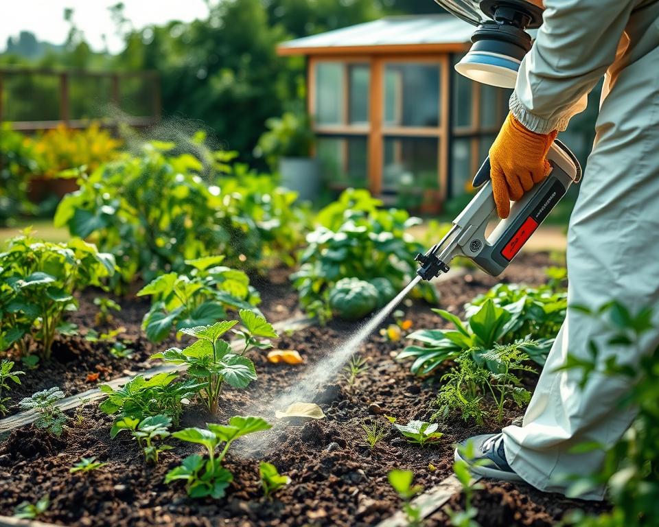 Chemische Schädlingsbekämpfung im Garten