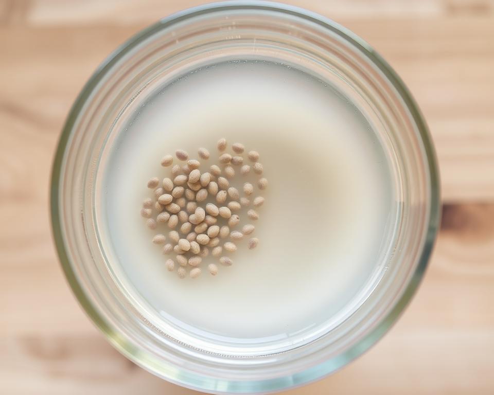 Chia Samen Flüssigkeitsaufnahme