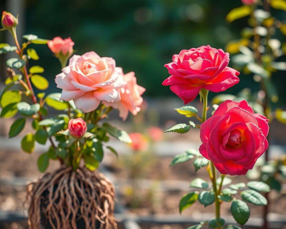 Containerrosen wurzelnackte Rosen Vergleich Containerrosen wurzelnackte Rosen Vergleich