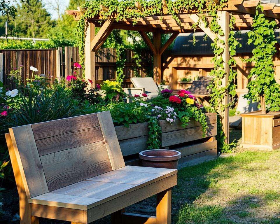 DIY Holzprojekte im Garten