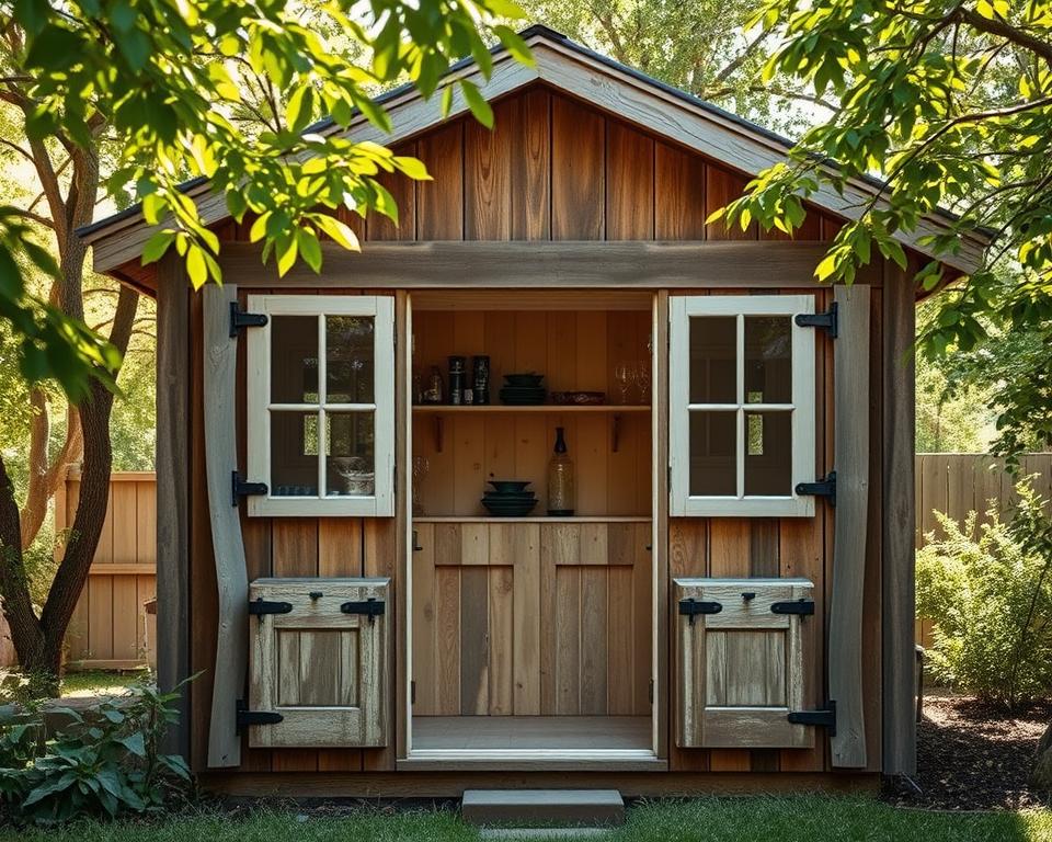 DIY Küchenfront Gartenhaus Anleitung