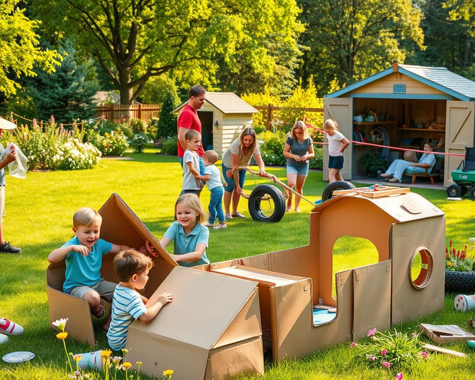 DIY-Spiele im Garten