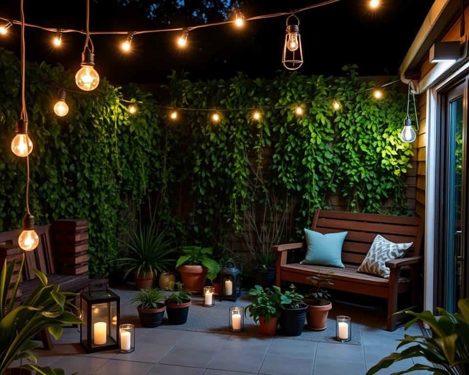 DIY Terrassenbeleuchtung Inspiration