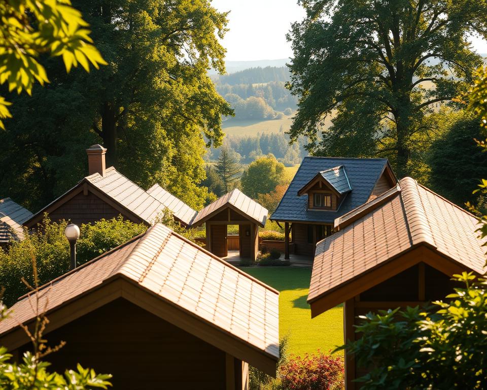 Dacharten für Gartenhäuser