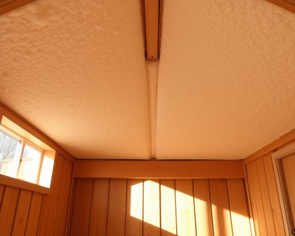 Dachdämmung Gartenhaus