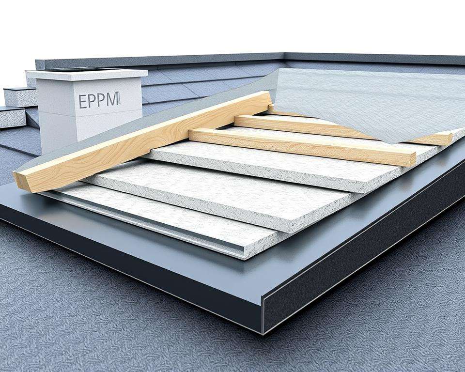 Dachdämmung und Abdichtung