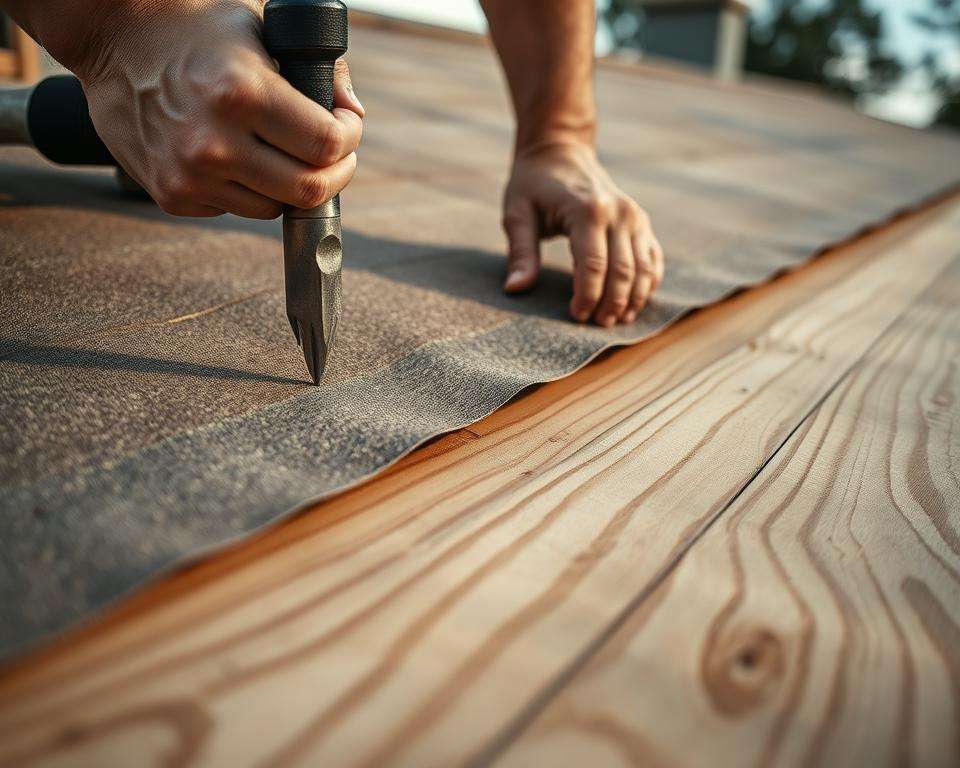 Dachpappe vernageln Anleitung