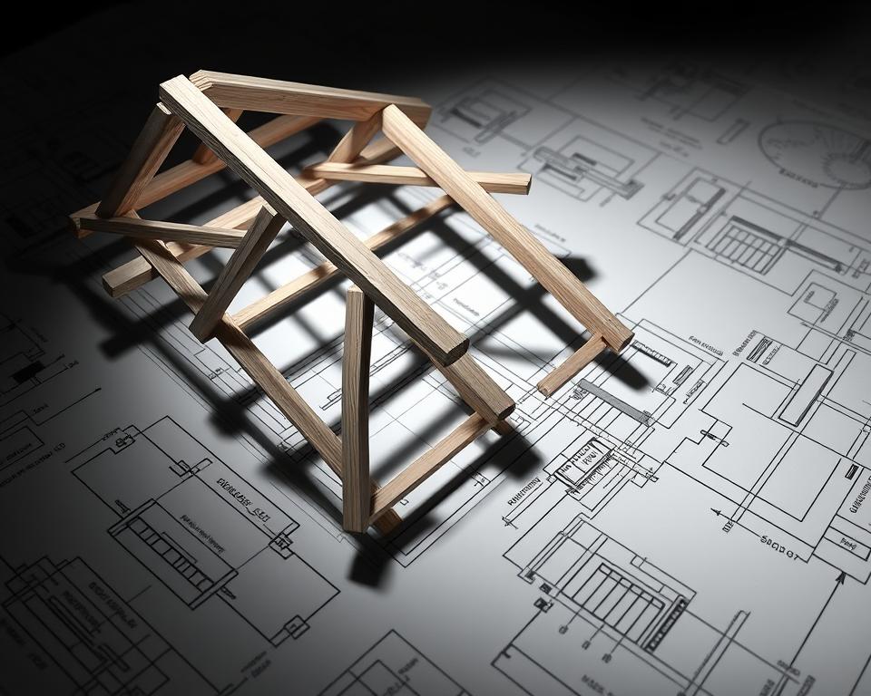 Dachplanung Konstruktionszeichnung