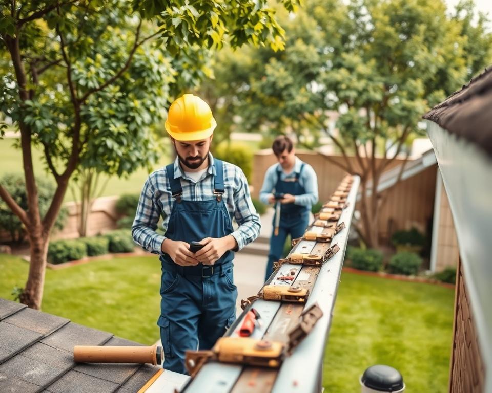 Dachrinnenreparatur Anleitung
