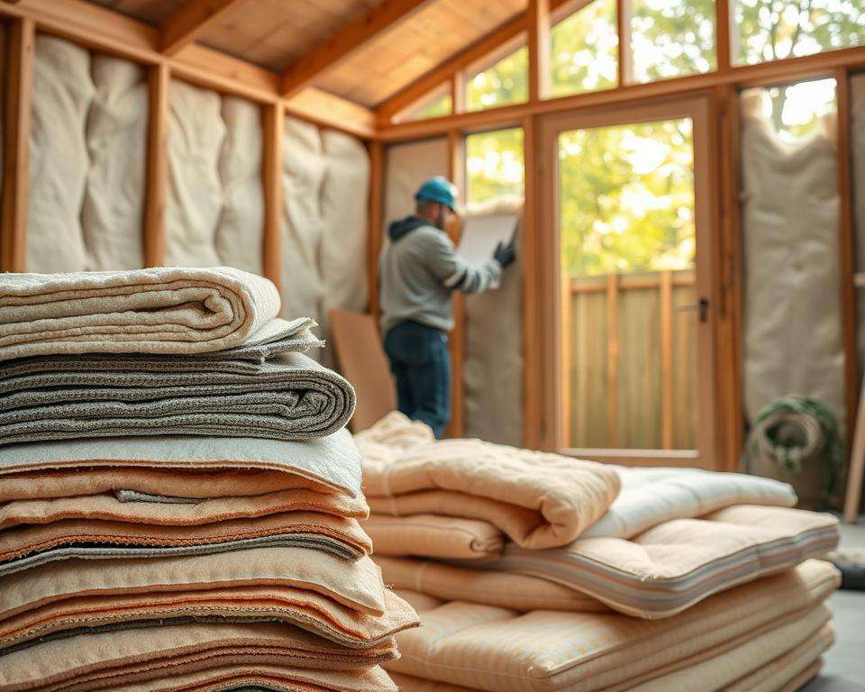 Dämmmaterialien für Gartenhaus Isolierung