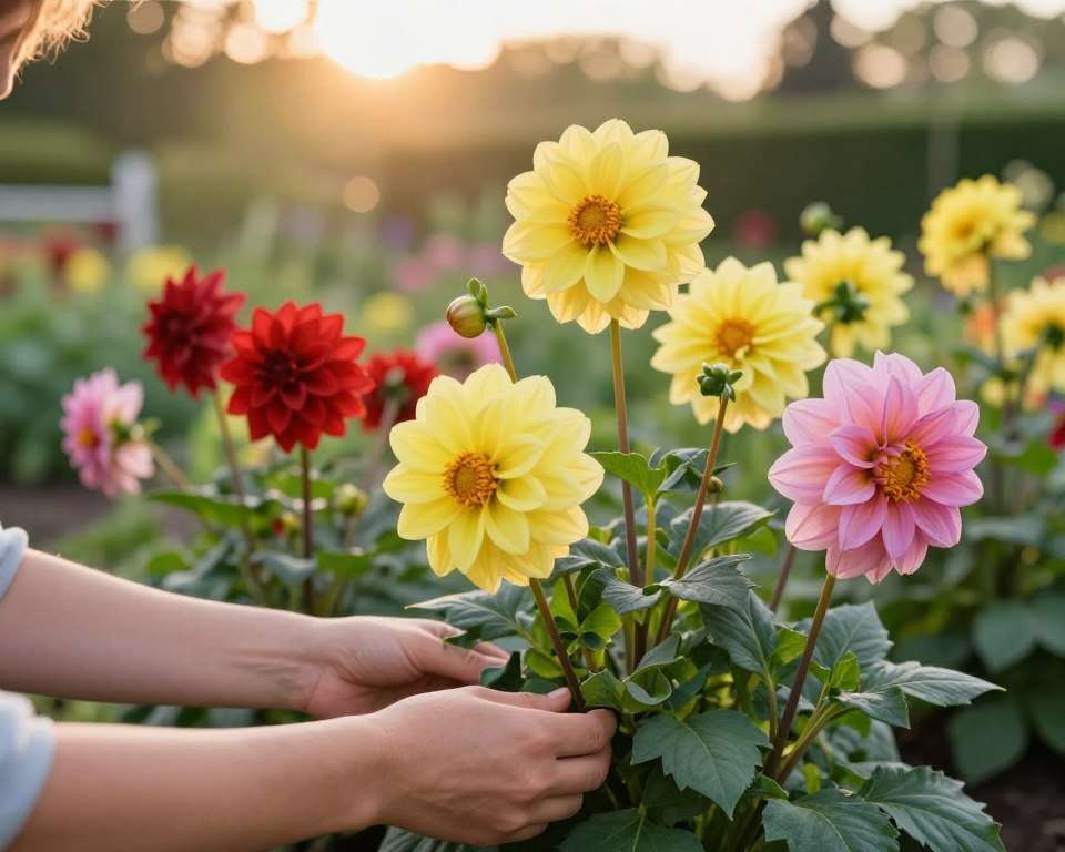 Dahlien pflegen Blütenpracht