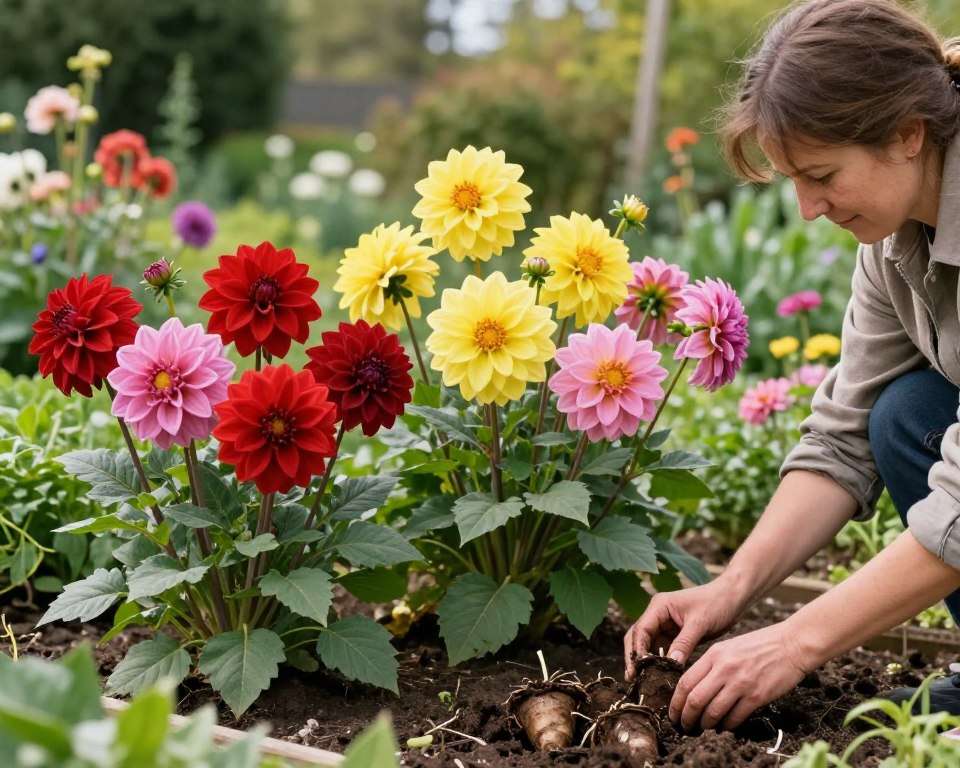 Dahlien vermehren und teilen
