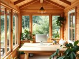 Das Gartenhaus als Büro nutzen