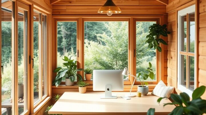 Optimale Tipps: Das Gartenhaus als Büro nutzen