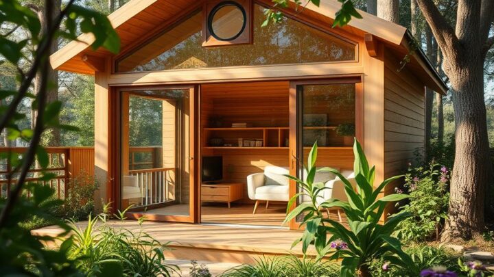 Das energieeffiziente Garten-Holzhaus: Nachhaltig und Modern