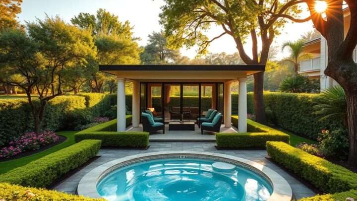 Das perfekte Whirlpool-Pavillon-Setup gestalten