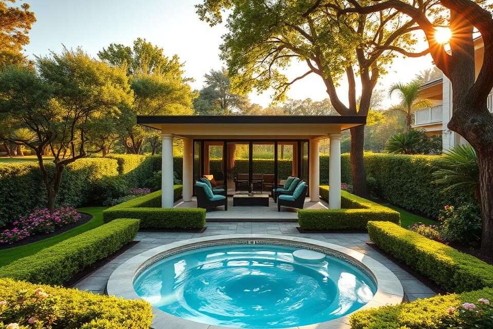 Das perfekte Whirlpool-Pavillon-Setup gestalten