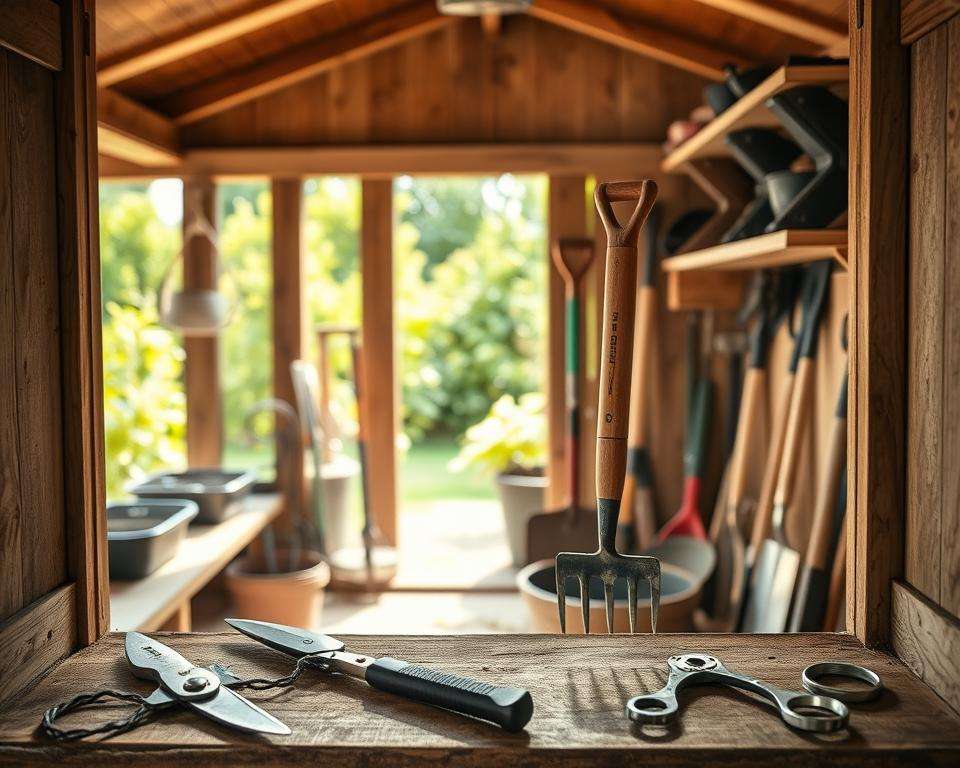 Dauerhafte Ordnung und Pflege von Gartengeräten Dauerhafte Ordnung und Pflege von Gartengeräten