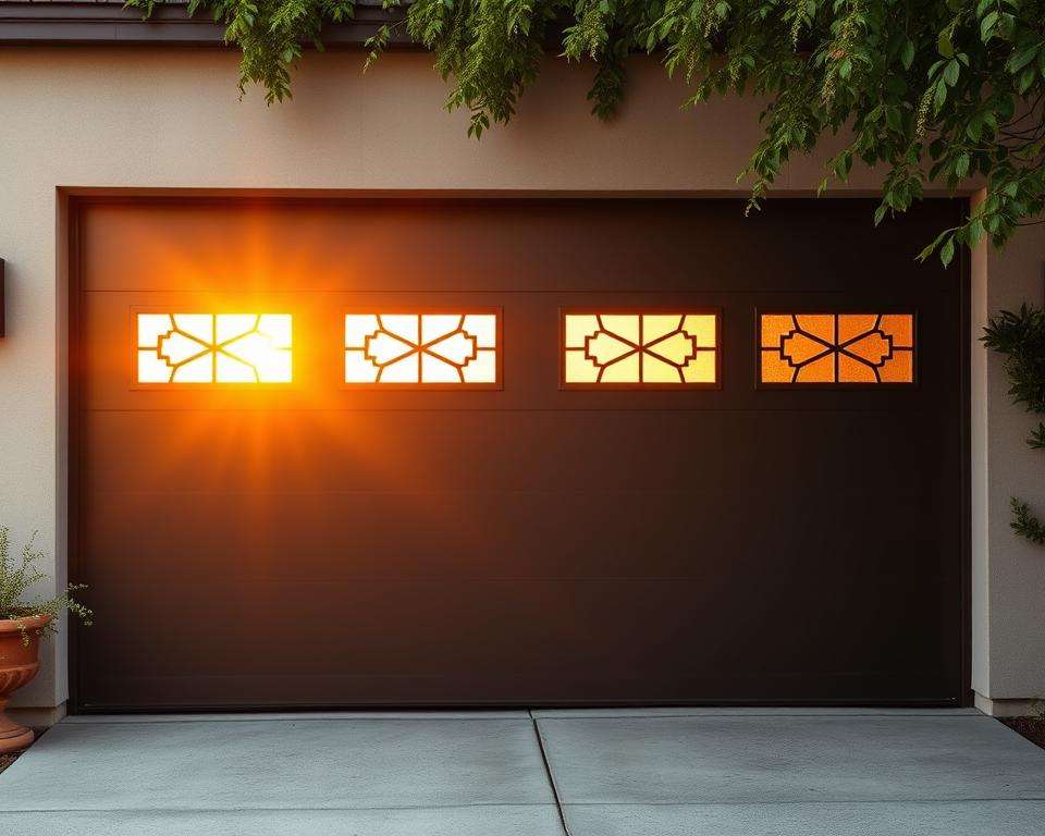 Design Garagentor Fenster