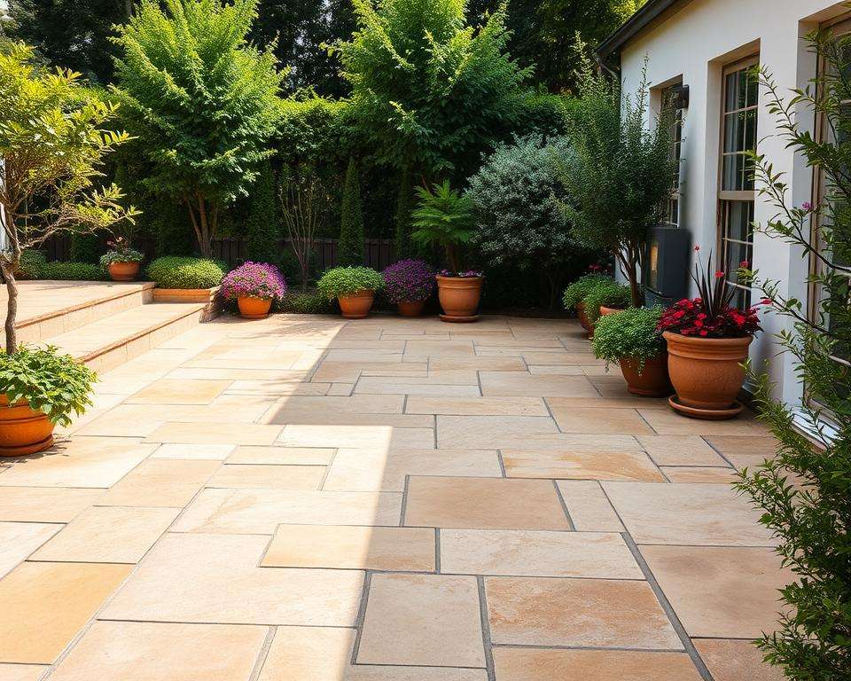 Designinspirationen Terrassenplatten